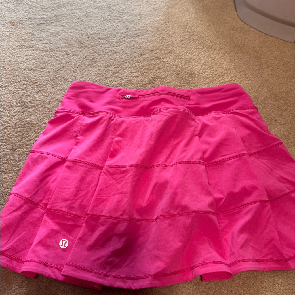 Lululemon Athletica Pink Women's Pace Rival Tennis Skirt